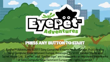 EyePet Adventures (EU) screen shot title